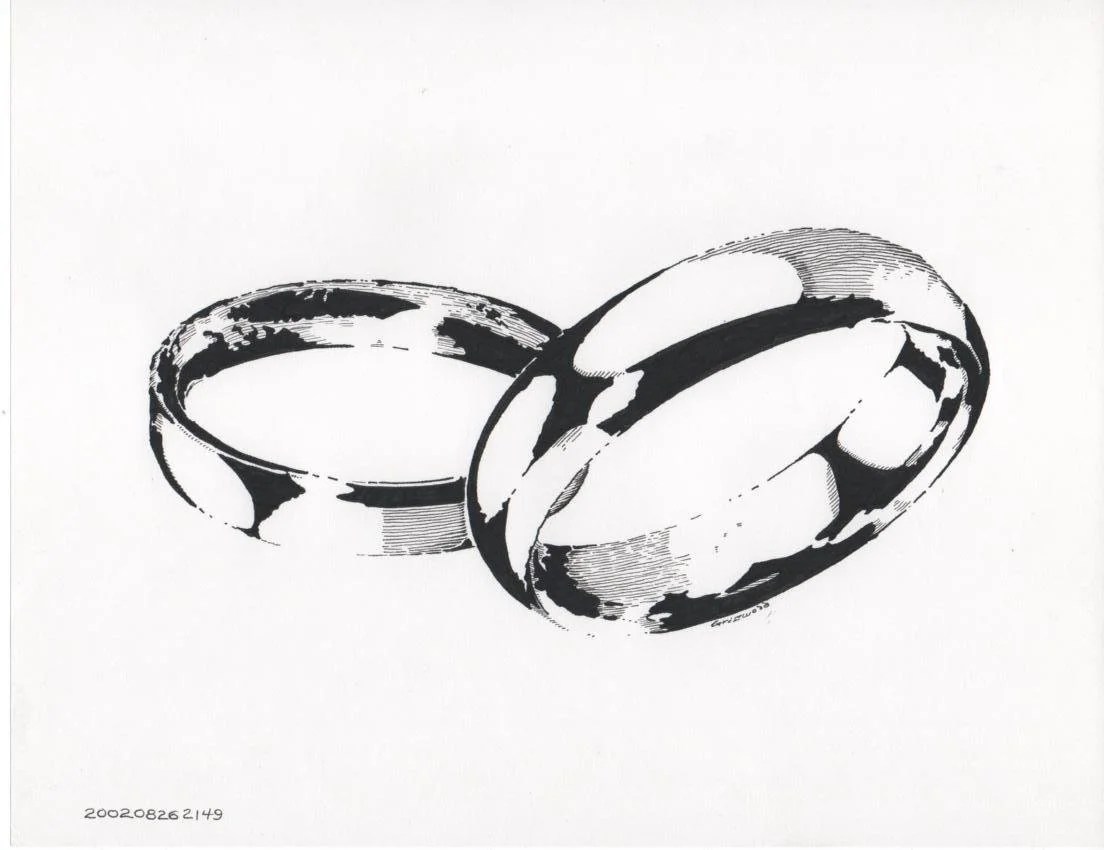  This graphic was made for a local newspaper to include  in a Wedding Page advertising insert 