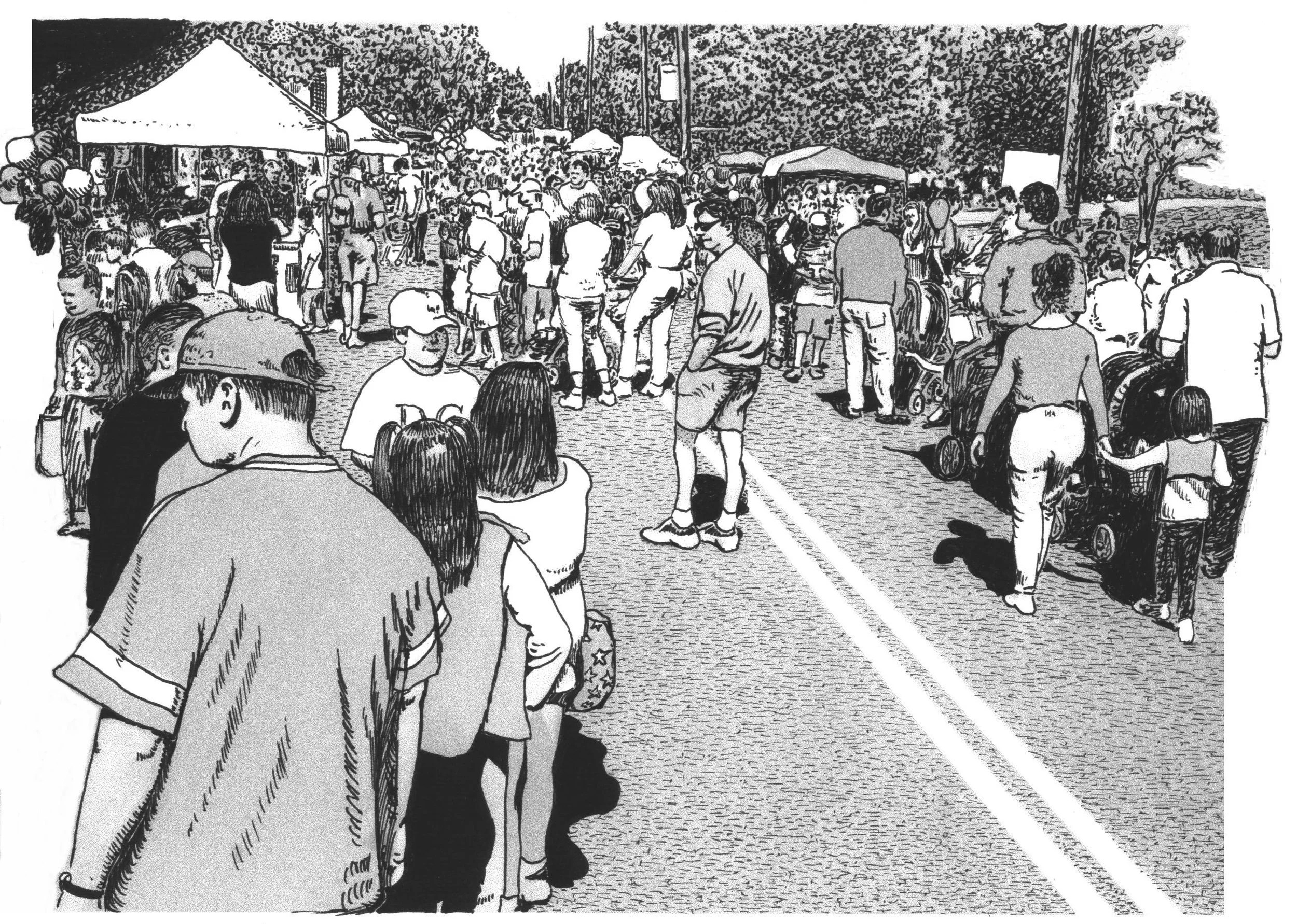  Promotional graphic for our local Medfield Day celebration [image b] 
